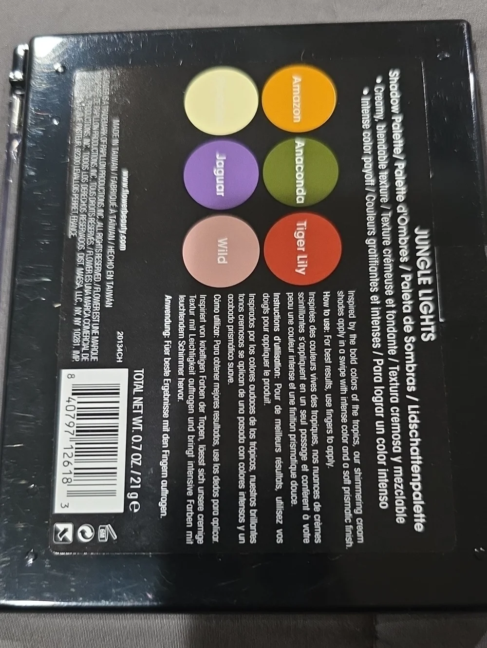 FLOWER Jungle Lights Shimmer Eyeshadow Palette - Multicolor